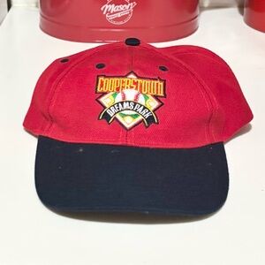 5/$15 MUST BUNDLE Cooperstown Dreams Park Red and Black Kids Hat